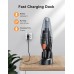 TEUMI Handheld Vacuum Cordless Rechargeable 9KPA - [Fast Charging Dock] Portable High Power Suction Vacuum Cleaners with LED Light, 2 HEPA Filters, Car Vacuum Cleaner Wet Dry for Home/Car/Office/Pet