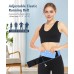 TEUMI Slim Running Belt with Bottle Pocket, Workout Fanny Packs for Women & Men, Money Belt Phone Holder for Running, Adjustable Waist Pack Fits All Smartphones for Walking, Jogging, Cycling- Blue